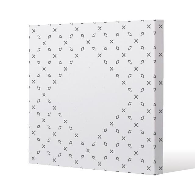 Crosses & Diamonds Canvas Print Andrew Lee Size: 114cm H x 114cm W x 4cm D on Productcaster.