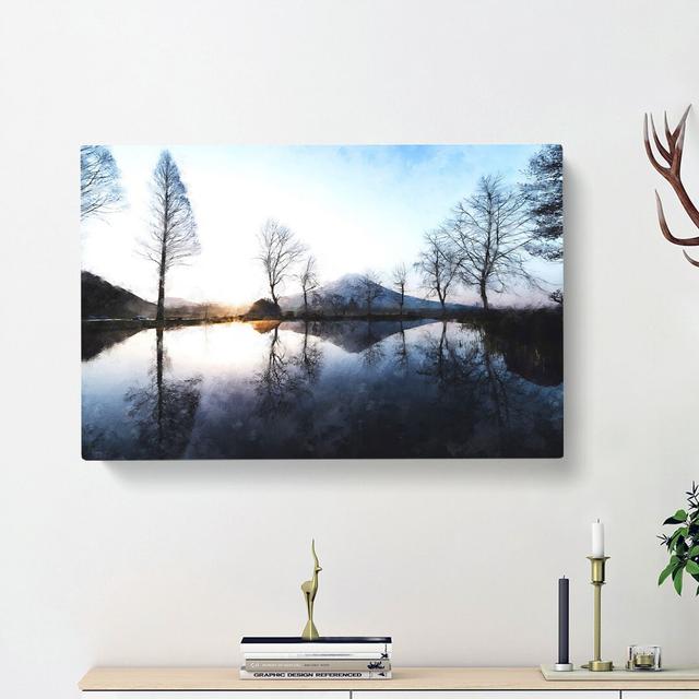 Mount Fuji in Fujinomiya Japan - Wrapped Canvas Painting Print East Urban Home Size: 35cm H x 50cm W x 3cm D on Productcaster.