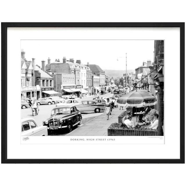 'Dorking, High Street C1965' by Francis Frith - Picture Frame Photograph Print on Paper The Francis Frith Collection Size: 40cm H x 50cm W x 2.3cm D on Productcaster.