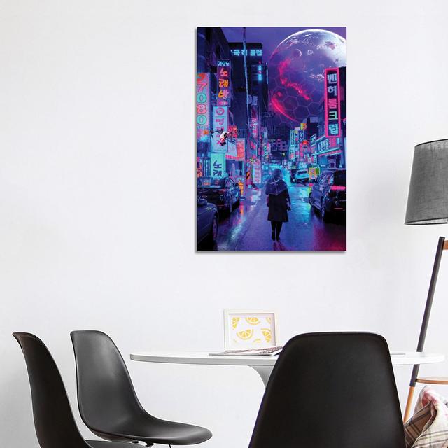 New World by Gab Fernando - Wrapped Canvas Gallery-Wrapped Canvas Giclée Metro Lane Size: 101.6cm H x 66.04cm W x 1.905cm D on Productcaster.