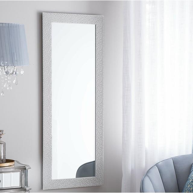 Casimir Flat Wall Mirror Rosdorf Park Size: 130cm H x 50cm W on Productcaster.