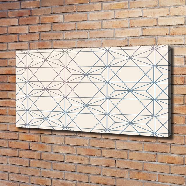 Canvas Print - Wall Art - Prints On Canvas - 120X60 Image Picture Theme: Geometric Background Ivy Bronx on Productcaster.