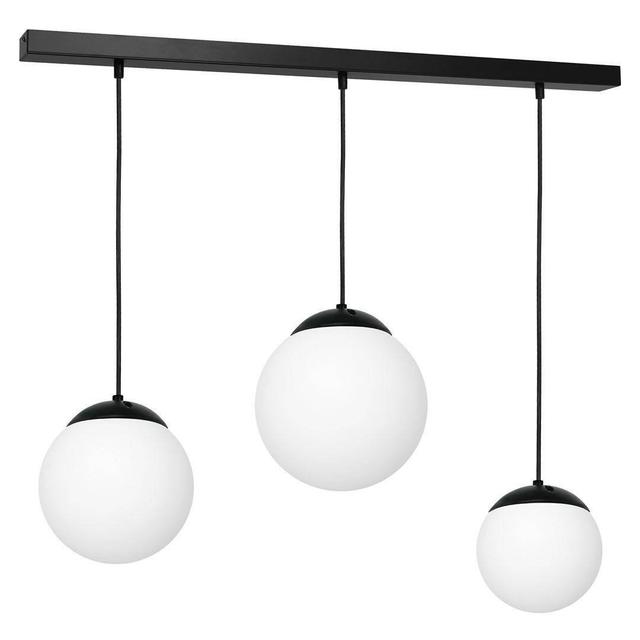 Saumur 3 - Light Black Sphere Pendant George Oliver on Productcaster.