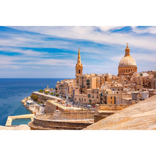 Valletta, Malta - Wrapped Canvas Print 17 Stories Size: 30cm H x 46cm W on Productcaster.