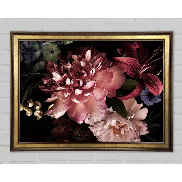 Flower Arrangement Dusk - Single Picture Frame Art Prints Rosalind Wheeler Size: 21cm H x 29.7cm W x 1.5cm D on Productcaster.