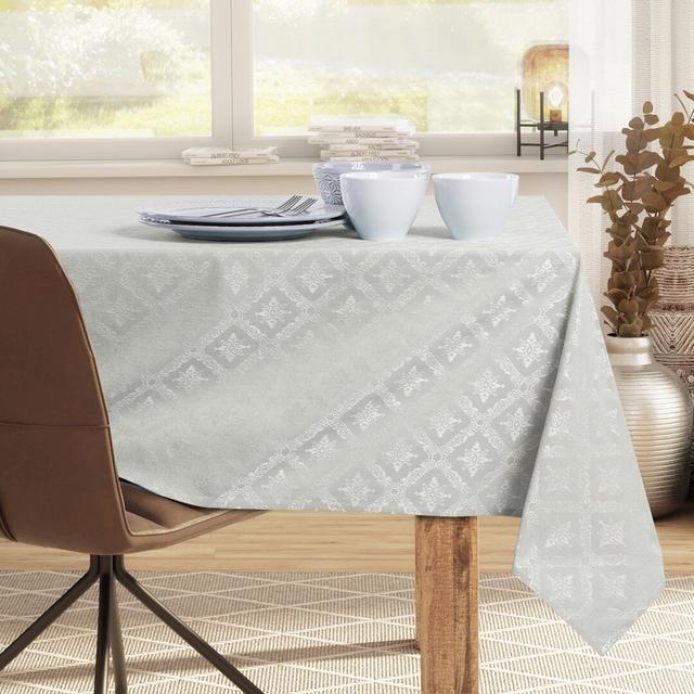 Fluellen Tablecloth Marlow Home Co. Size: 140cm W x 280cm L, Colour: Cocoa on Productcaster.