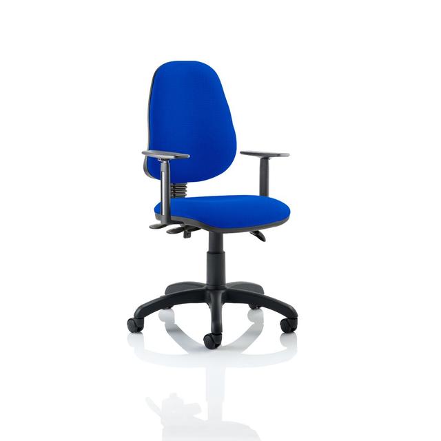 Mid-Back Desk Chair Symple Stuff Colour: Blue on Productcaster.