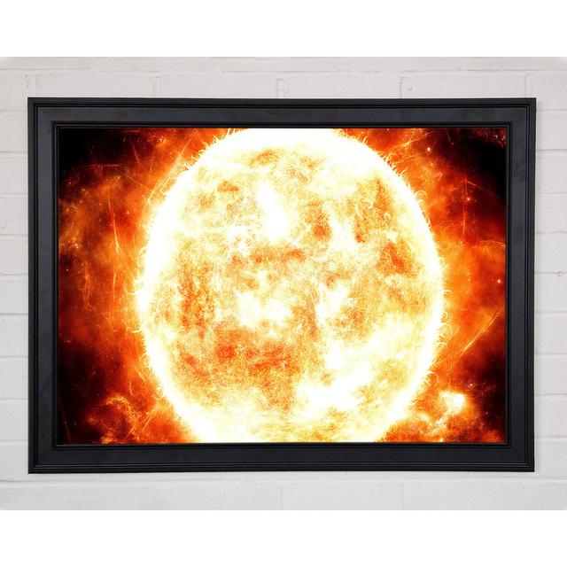 Sun 3 - Single Picture Frame Art Prints Ebern Designs Size: 29.7" H x 42" W x 1.5" D on Productcaster.