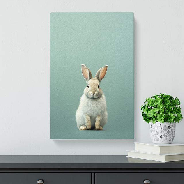 Rabbit Minimalism - No Frame Print Brambly Cottage Size: 60cm H x 40cm W x 3cm D on Productcaster.