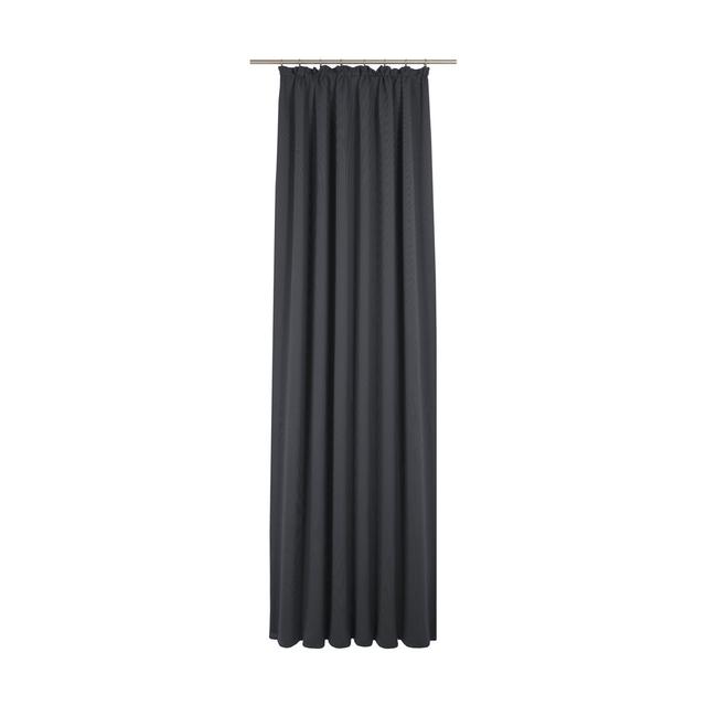 Uni Collection 100% Cotton Room Darkening Pinch Pleat Curtain Panel Adam Panel size: 142cm wide x 375cm high, Curtain colour: Dark blue on Productcaster.