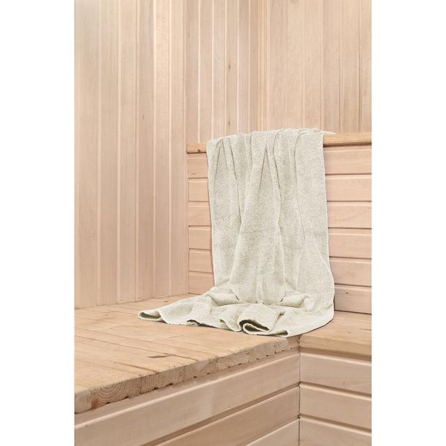 Badetuch Carone Brambly Cottage Farbe: Creme on Productcaster.