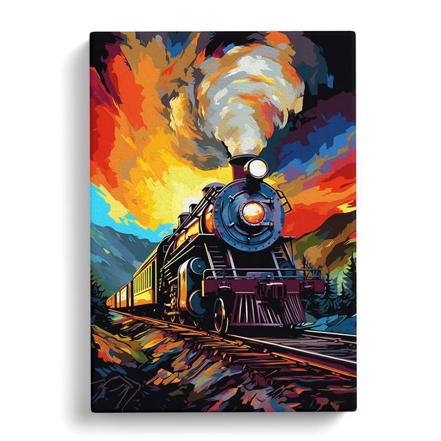 Steam Train Pop - Art Prints Borough Wharf Size: 76cm H x 50cm W x 3cm D on Productcaster.