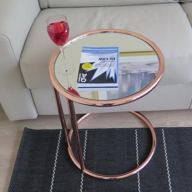 Davin Side Table Mercer41 Colour (Table Base): Copper on Productcaster.