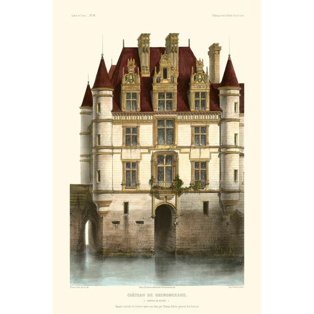 Petite French Chateaux IX by Victor Petit - Wrapped Canvas Art Prints Brambly Cottage Size: 91cm H x 61cm W on Productcaster.