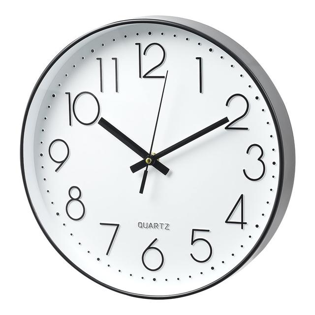 Navit Wall Clock 17 Stories Colour: White on Productcaster.