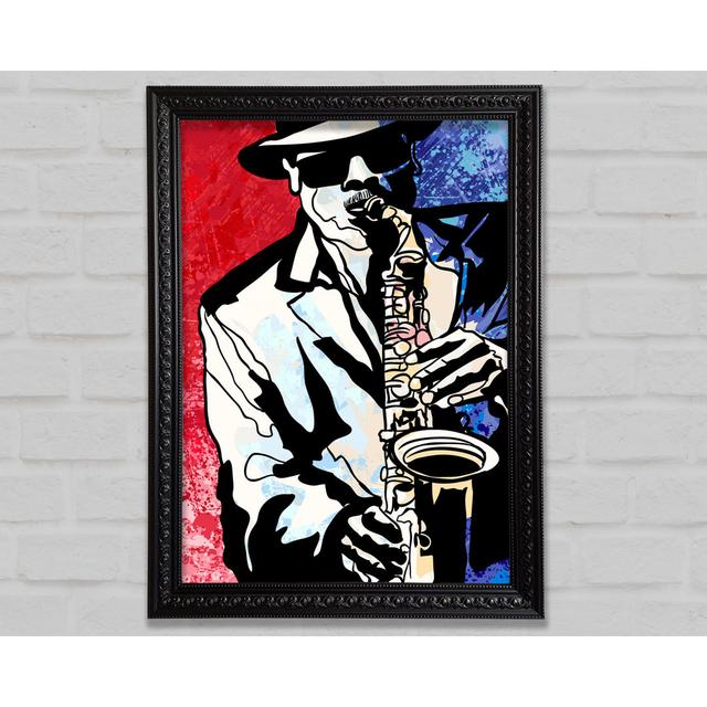 Saxaphone Blues - Print Rosalind Wheeler Size: 29.7cm H x 21cm W on Productcaster.