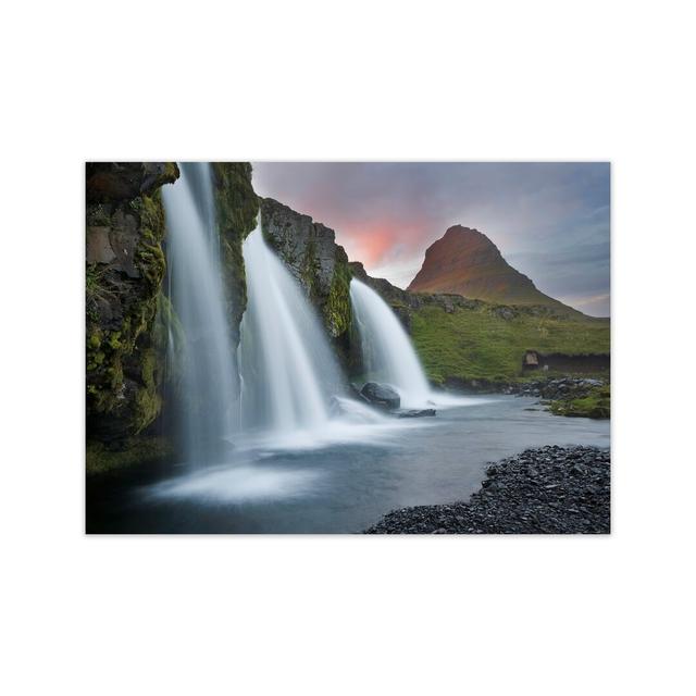 Triple Falls by Karsten Wrobel - Photograph Print on Canvas Alpen Home Format: Unframed, Size: 21cm H x 30cm W x 1cm D on Productcaster.