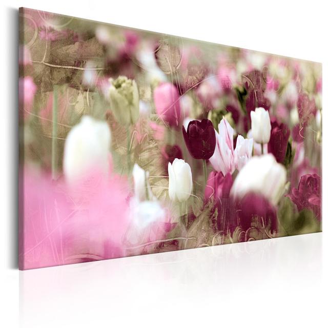 Leinwandbild "Meadow of Tulips" Artgeist Größe: 120 cm H x 80 cm B on Productcaster.