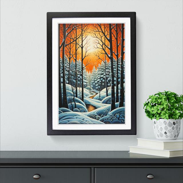 XYZ-FRM-V1223-6599 Print Alpen Home Format: Black, Size: 64cm H x 46cm W x 2cm D on Productcaster.