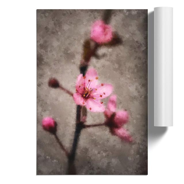 Pink Cherry Blossom Flowers Vol.1 - Unframed Graphic Art East Urban Home Size: 42cm H x 30cm W x 0.1cm D on Productcaster.