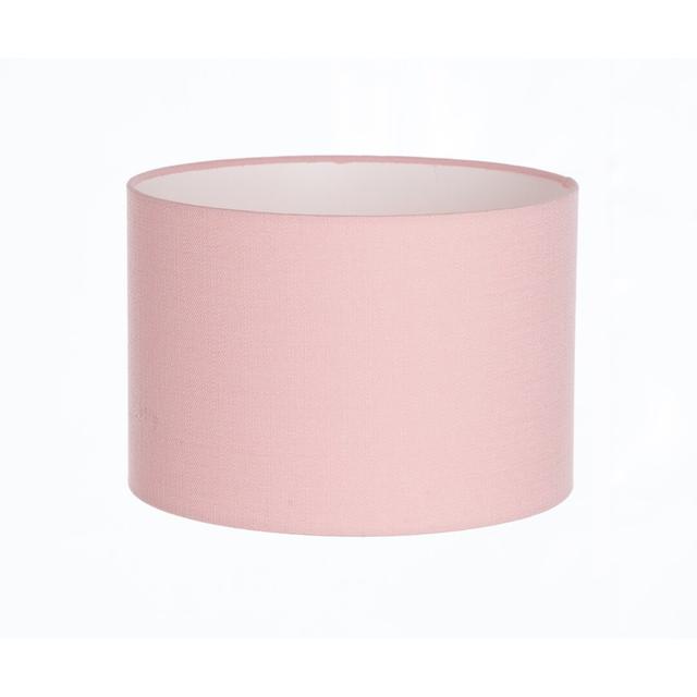 Lampenschirm aus Leinen Wayfair Basics Größe: 30 cm H x 70 cm B x 70 cm T, Farbe: Rosa on Productcaster.