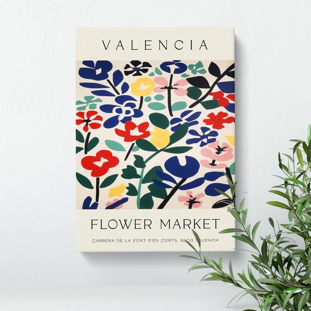 Valencia Flower Market Exhibition No. 2 George Oliver Size: 60cm H x 40cm W on Productcaster.