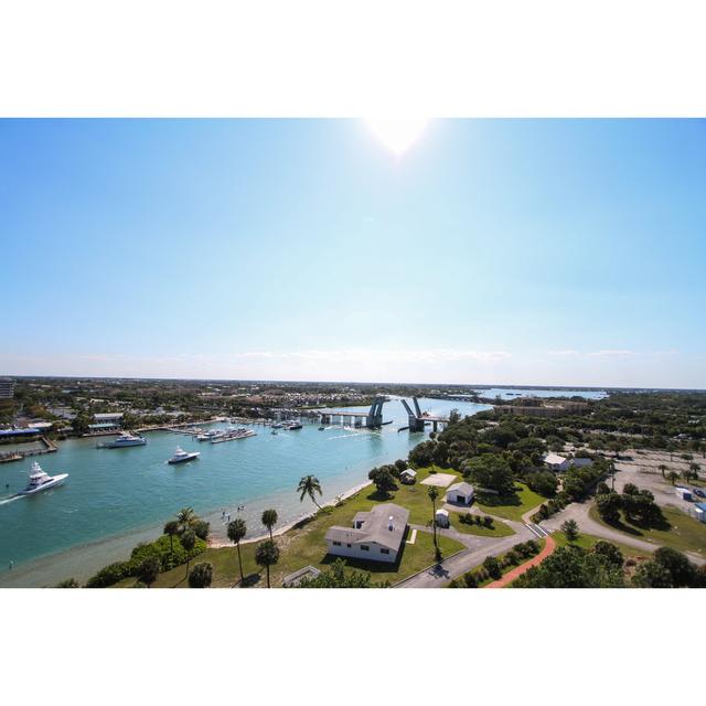 Jupiter Inlet Bridge House of Hampton Size: 61cm H x 91cm W on Productcaster.