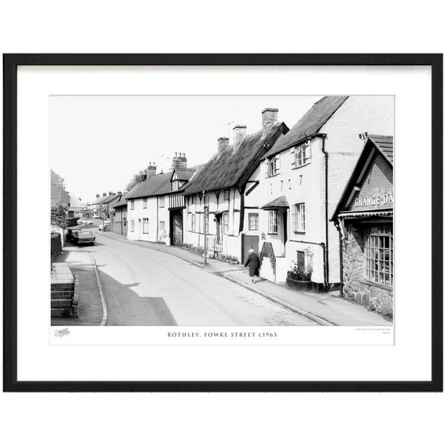 'Rothley, Fowke Street C1965' - Picture Frame Photograph Print on Paper The Francis Frith Collection Size: 43.5cm H x 53.4cm W x 2.3cm D on Productcaster.