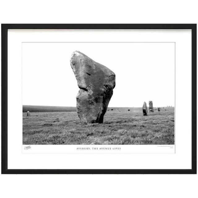 'Avebury, the Avenue C1955' - Picture Frame Photograph Print on Paper The Francis Frith Collection Size: 40cm H x 50cm W x 2.3cm D on Productcaster.