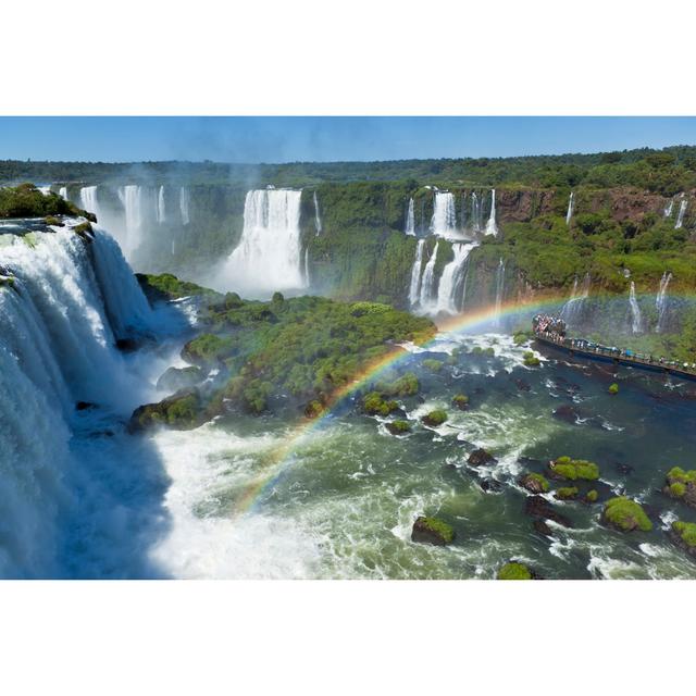 Argentina Iguazu Waterfalls by Grafissimo - No Frame Print on Canvas Alpen Home Size: 51cm H x 76cm W on Productcaster.