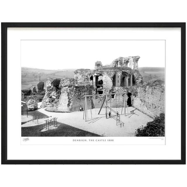 'Denbigh, the Castle 1888' by Francis Frith - Picture Frame Photograph Print on Paper The Francis Frith Collection Size: 40cm H x 50cm W x 2.3cm D on Productcaster.