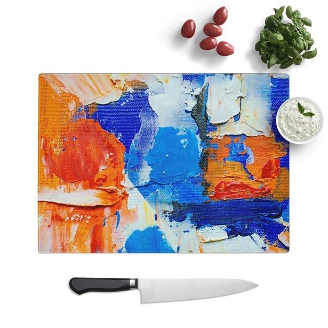 Tempered Glass Art Painting Vol.269 Chopping Board East Urban Home Size: 39 cm W x 28.5 cm L on Productcaster.