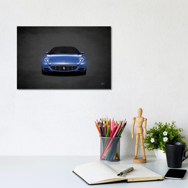 Ferrari 612 by Mark Rogan - Wrapped Canvas Print Borough Wharf Size: 20.32cm H x 30.48cm W x 1.91cm D on Productcaster.