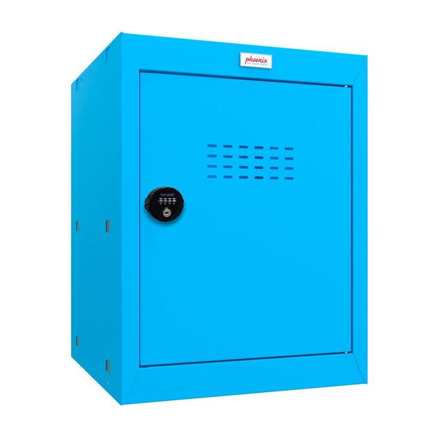 1 Tier 1 Wide Locker Phoenix Colour: Blue on Productcaster.