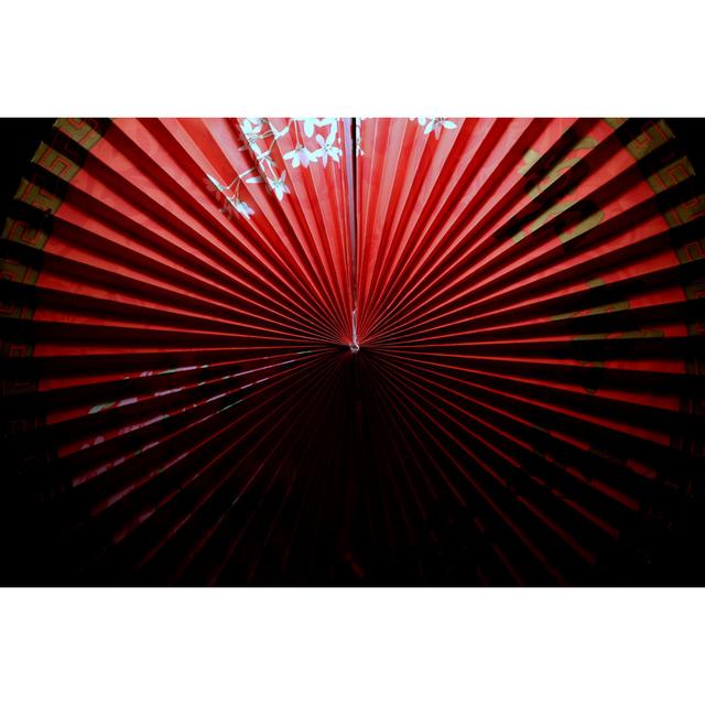 Chinese Fan by Matthuffield - Wrapped Canvas Print Latitude Run Size: 51cm H x 76cm W x 3.8cm D on Productcaster.