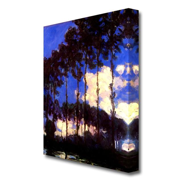 'Poplars at the Epte 2' by Claude Monet Painting Print on Wrapped Canvas East Urban Home Size: 81.3 cm H x 50.8 cm W on Productcaster.