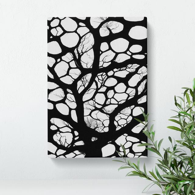 A Monochrome Tree No.6 Metro Lane Size: 76cm H x 50cm W x 3cm D on Productcaster.