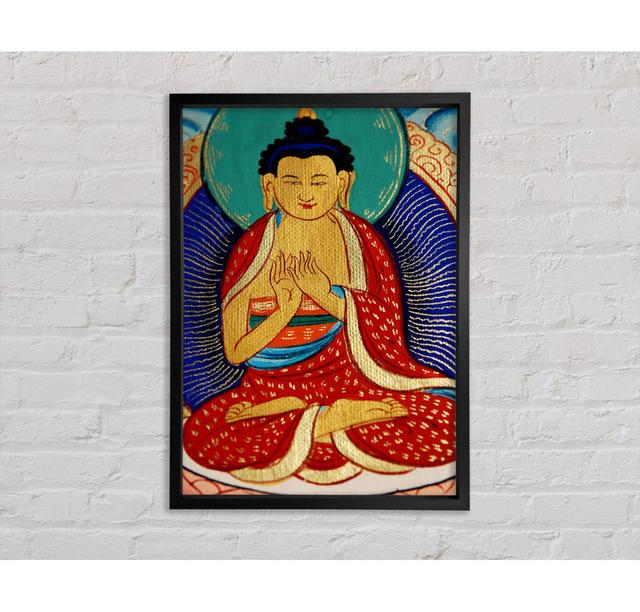 Buddha 2 - Single Picture Frame Art Prints on Canvas Bright Star Size: 141.4cm H x 100cm W x 3.3cm D on Productcaster.