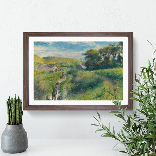 The Mussel Harvest by Pierre-Auguste Renoir - Picture Frame Painting East Urban Home Frame Option: Walnut Framed, Size: 27cm H x 36cm W x 2cm D on Productcaster.