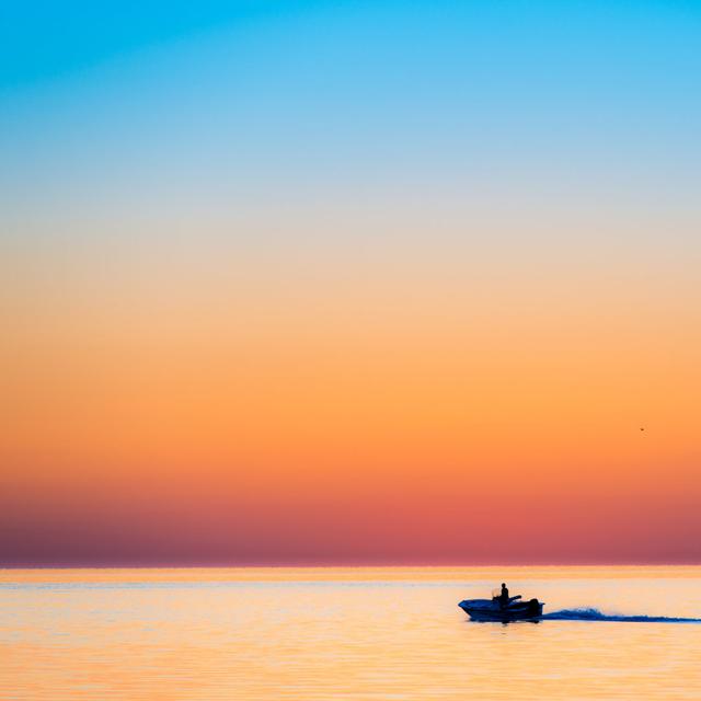 Sailing Florida Keys by Ferrantraite - No Frame Art Prints on Canvas Breakwater Bay Size: 30cm H x 30cm W on Productcaster.