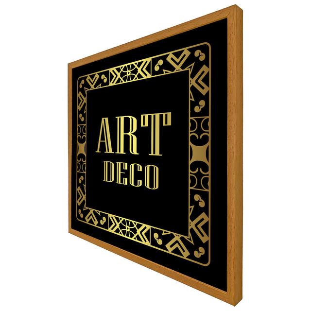 Liebenthal Art Deco - Single Picture Frame Art Prints Rosdorf Park Size: 76cm H x 76cm W x 4cm D, Frame Colour: Oak Framed on Productcaster.