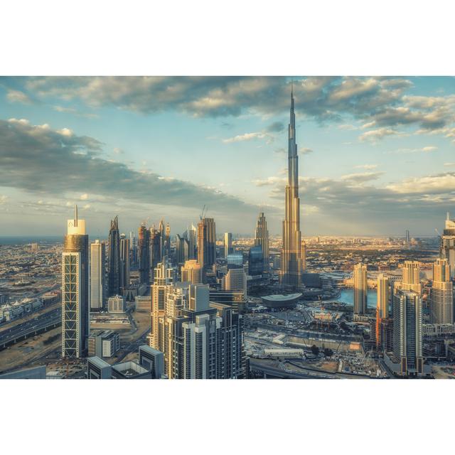 View of Downtown Dubai by Britus - Wrapped Canvas Photograph 17 Stories Size: 20cm H x 30cm W on Productcaster.