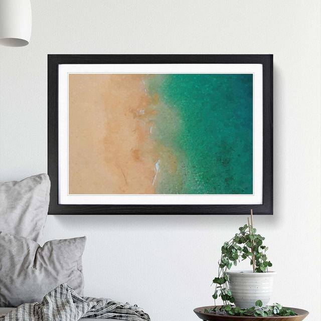 Kihei Beach in Hawaii - Picture Frame Graphic Art Print East Urban Home Format: Black, Size: 40cm H x 60cm W x 2cm D on Productcaster.