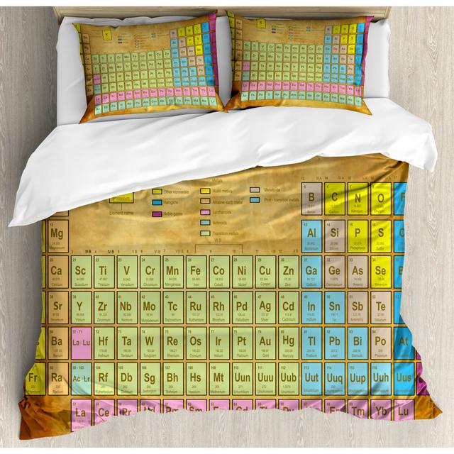 Brekken Graphic Print & Text [EU ONLY] Duvet Cover Set with Pillowcases 17 Stories Size: Kingsize - 2 Standard Pillowcases on Productcaster.