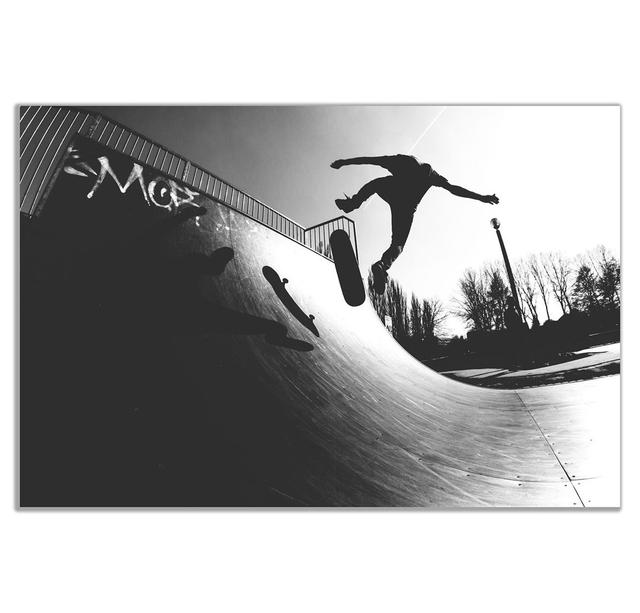 Skateboard - Wrapped Canvas Print Panther Print Size: 41cm H x 61cm W on Productcaster.