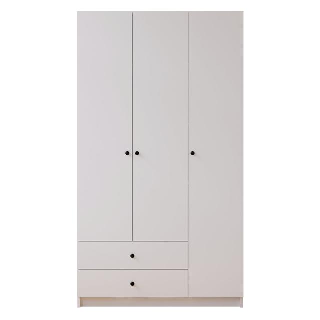 Lafroscia 3 Door Wardrobe Latitude Run on Productcaster.