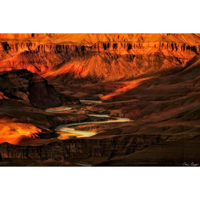 Canyon View I by David Drost - Wrapped Canvas Photograph Gracie Oaks Size: 20cm H x 30cm W x 3.8cm D on Productcaster.