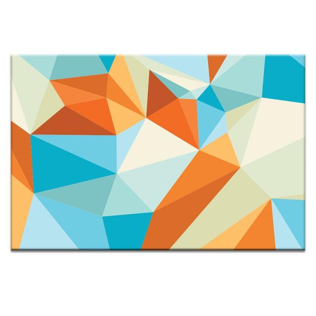 Shard Gold Fish by Ayarti - Wrapped Canvas Print East Urban Home Size: 51 cm H x 76 cm W on Productcaster.