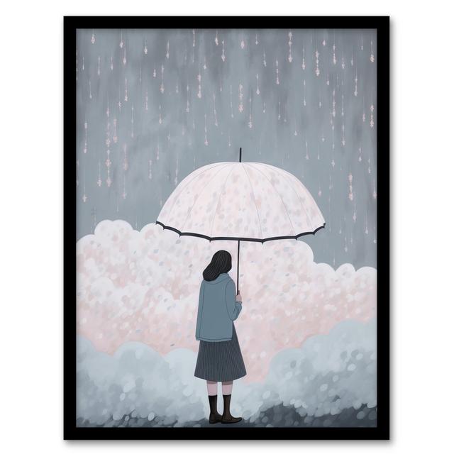 Avenell Pink Rain by Amy Denver - Single Picture Frame Print Marlow Home Co. on Productcaster.