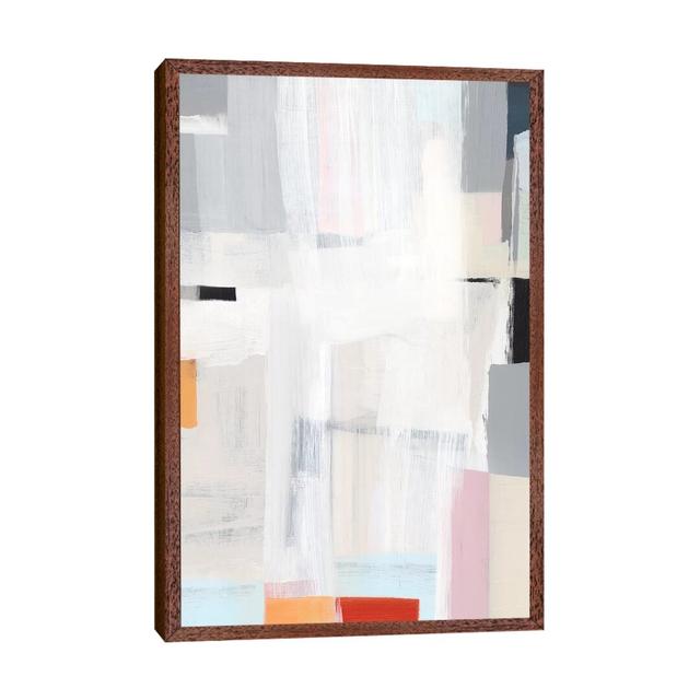 Meno I by Isabelle Z - Print on Canvas Ebern Designs Format: Classic Brown Wood Framed, Size: 66.04cm H x 45.72cm W x 3.81cm D on Productcaster.